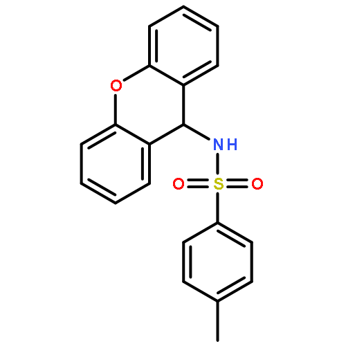 Benzenesulfonamide,4-methyl-N-9H-xanthen-9-yl-