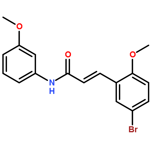 (2E)-3-(5-bromo-2-methoxyphenyl)-N-(3-methoxyphenyl)prop-2-enamide