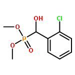 Phosphonic acid,P-[(2-chlorophenyl)hydroxymethyl]-, dimethyl ester