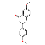 6-methoxy-2-(4-methoxyphenyl)-2,3-dihydrochromen-4-one