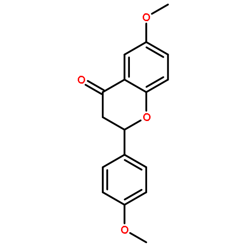 6-methoxy-2-(4-methoxyphenyl)-2,3-dihydrochromen-4-one