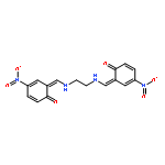 4-nitro-6-{[(2-{[(Z)-(3-nitro-6-oxocyclohexa-2,4-dien-1-ylidene)methyl]amino}ethyl)amino]methylidene}cyclohexa-2,4-dien-1-one