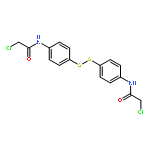 N,N'-(disulfanediyldibenzene-4,1-diyl)bis(2-chloroacetamide)