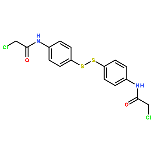 N,N'-(disulfanediyldibenzene-4,1-diyl)bis(2-chloroacetamide)