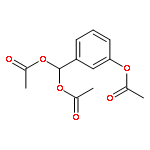 [3-(acetyloxy)phenyl]methanediyl diacetate