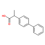 [1,1'-Biphenyl]-4-aceticacid, a-methyl-