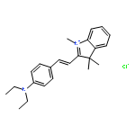 3H-Indolium,2-[2-[4-(diethylamino)phenyl]ethenyl]-1,3,3-trimethyl-, chloride (1:1)