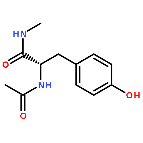 Benzenepropanamide, a-(acetylamino)-4-hydroxy-N-methyl-,(aS)-