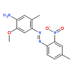 BENZENAMINE, 2-METHOXY-5-METHYL-4-[(4-METHYL-2-NITROPHENYL)AZO]-