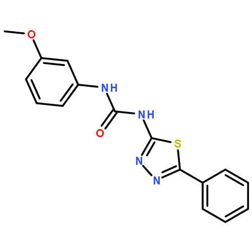 3-(3-methoxyphenyl)-1-(5-phenyl-1,3,4-thiadiazol-2-yl)urea