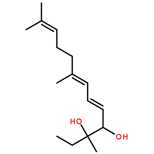 5,7,11-Tridecatriene-3,4-diol,3,8,12-trimethyl-