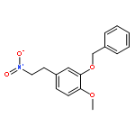 Benzene, 1-methoxy-4-(2-nitroethyl)-2-(phenylmethoxy)-