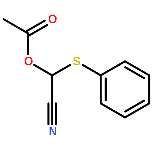 Acetonitrile, (acetyloxy)(phenylthio)-