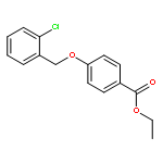 BENZOIC ACID, 4-[(2-CHLOROPHENYL)METHOXY]-, ETHYL ESTER