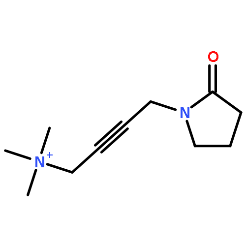 2-Butyn-1-aminium,N,N,N-trimethyl-4-(2-oxo-1-pyrrolidinyl)-