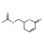 2H-Pyran-2-one, 6-[(acetyloxy)methyl]-5,6-dihydro-, (6S)-