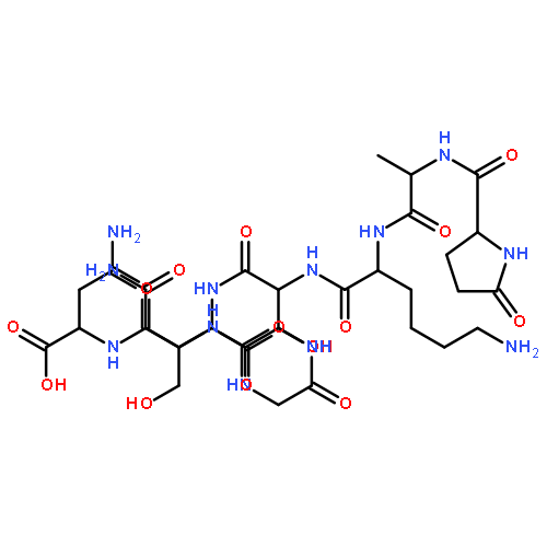 L-Asparagine,5-oxo-L-prolyl-L-alanyl-L-lysyl-L-seryl-L-glutaminylglycylglycyl-L-seryl-