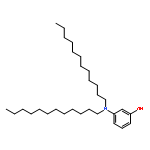 Phenol, 3-(didodecylamino)-