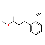 Benzenepropanoic acid, 2-formyl-, methyl ester