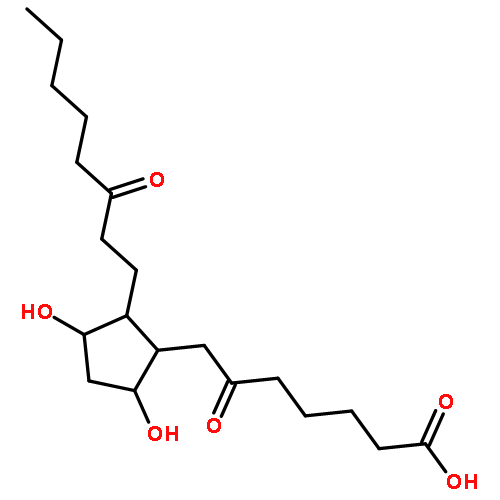 Prostan-1-oic acid,9,11-dihydroxy-6,15-dioxo-, (9a,11a)-