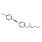 BENZENAMINE, 4-[[4-[[(1R)-1-METHYLPENTYL]OXY]PHENYL]ETHYNYL]-