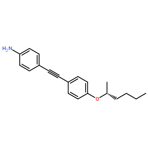 BENZENAMINE, 4-[[4-[[(1R)-1-METHYLPENTYL]OXY]PHENYL]ETHYNYL]-