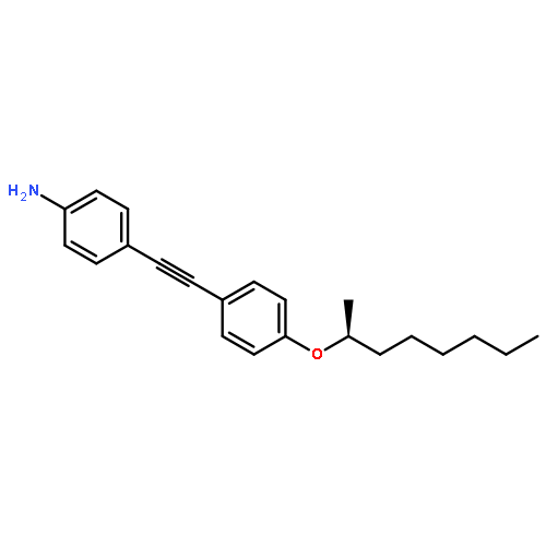 Benzenamine, 4-[[4-[[(1S)-1-methylheptyl]oxy]phenyl]ethynyl]-