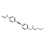 Formamide, N-[4-[[4-[[(1R)-1-methylpentyl]oxy]phenyl]ethynyl]phenyl]-