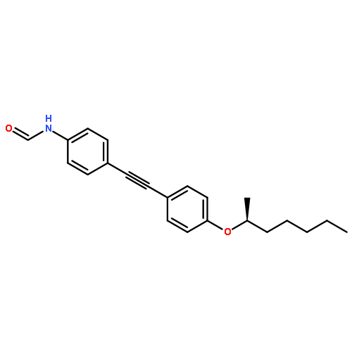 FORMAMIDE, N-[4-[[4-[[(1S)-1-METHYLHEXYL]OXY]PHENYL]ETHYNYL]PHENYL]-