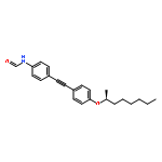 FORMAMIDE, N-[4-[[4-[[(1S)-1-METHYLHEPTYL]OXY]PHENYL]ETHYNYL]PHENYL]-