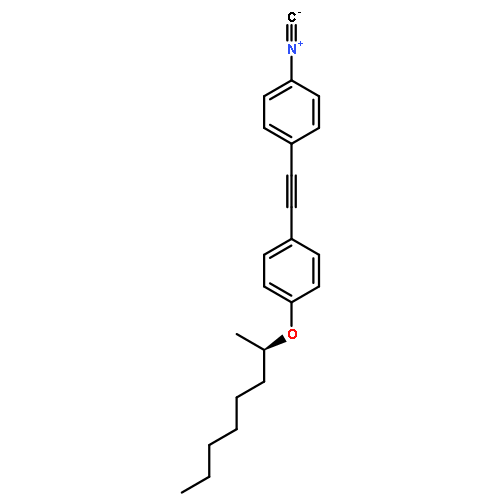 Benzene, 1-isocyano-4-[[4-[[(1R)-1-methylheptyl]oxy]phenyl]ethynyl]-