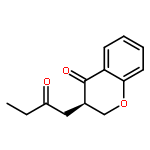 4H-1-Benzopyran-4-one, 2,3-dihydro-3-(2-oxobutyl)-, (3R)-