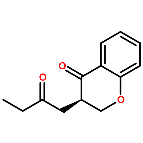 4H-1-Benzopyran-4-one, 2,3-dihydro-3-(2-oxobutyl)-, (3R)-