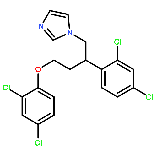 1H-Imidazole,1-[4-(2,4-dichlorophenoxy)-2-(2,4-dichlorophenyl)butyl]-