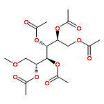 D-GALACTITOL, 6-O-METHYL-, PENTAACETATE