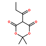 1,3-Dioxane-4,6-dione, 2,2-dimethyl-5-(1-oxopropyl)-