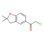 Ethanone, 2-chloro-1-(2,3-dihydro-2,2-dimethyl-5-benzofuranyl)-