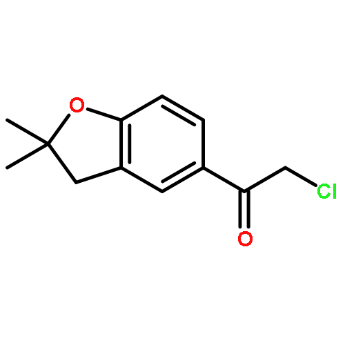 Ethanone, 2-chloro-1-(2,3-dihydro-2,2-dimethyl-5-benzofuranyl)-