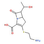 1-Azabicyclo[3.2.0]hept-2-ene-2-carboxylicacid, 3-[(2-aminoethyl)thio]-6-(1-hydroxyethyl)-7-oxo-