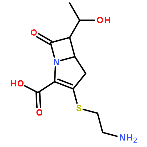 1-Azabicyclo[3.2.0]hept-2-ene-2-carboxylicacid, 3-[(2-aminoethyl)thio]-6-(1-hydroxyethyl)-7-oxo-