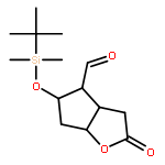 2H-Cyclopenta[b]furan-4-carboxaldehyde,5-[[(1,1-dimethylethyl)dimethylsilyl]oxy]hexahydro-2-oxo-, [3aR-(3aa,4a,5b,6aa)]- (9CI)