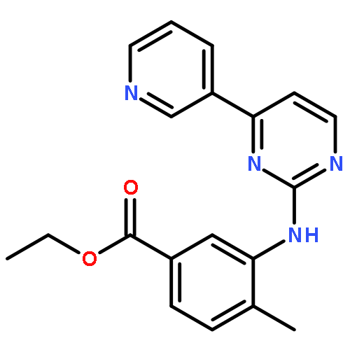 Ethyl 4-methyl-3-((4-(pyridin-3-yl)pyrimidin-2-yl)amino)benzoate