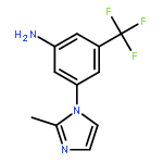 Benzenamine, 3-(2-methyl-1H-imidazol-1-yl)-5-(trifluoromethyl)-