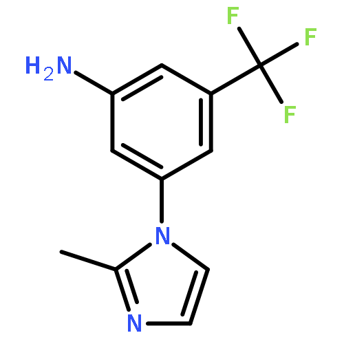 Benzenamine, 3-(2-methyl-1H-imidazol-1-yl)-5-(trifluoromethyl)-