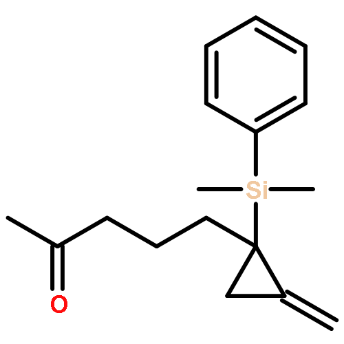 2-PENTANONE, 5-[1-(DIMETHYLPHENYLSILYL)-2-METHYLENECYCLOPROPYL]-