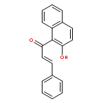 2-Propen-1-one, 1-(2-hydroxy-1-naphthalenyl)-3-phenyl-, (2E)-