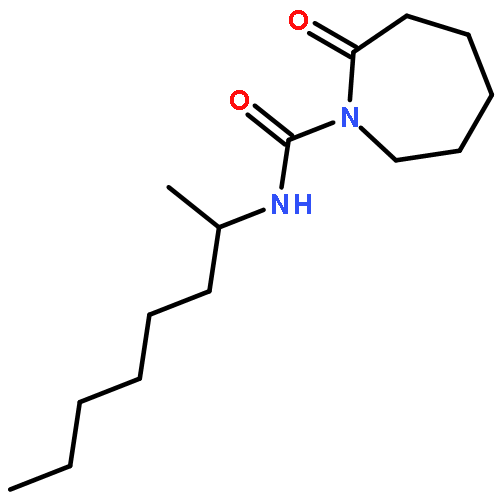 1H-Azepine-1-carboxamide, hexahydro-N-(1-methylheptyl)-2-oxo-