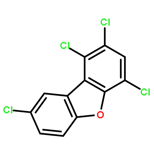 Dibenzofuran,1,2,4,8-tetrachloro-