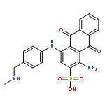 1-amino-9,10-dihydro-4-[[4-[(methylamino)methyl]phenyl]amino]-9,10-dioxoanthracene-2-sulphonic acid