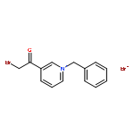 Pyridinium, 3-(bromoacetyl)-1-(phenylmethyl)-, bromide